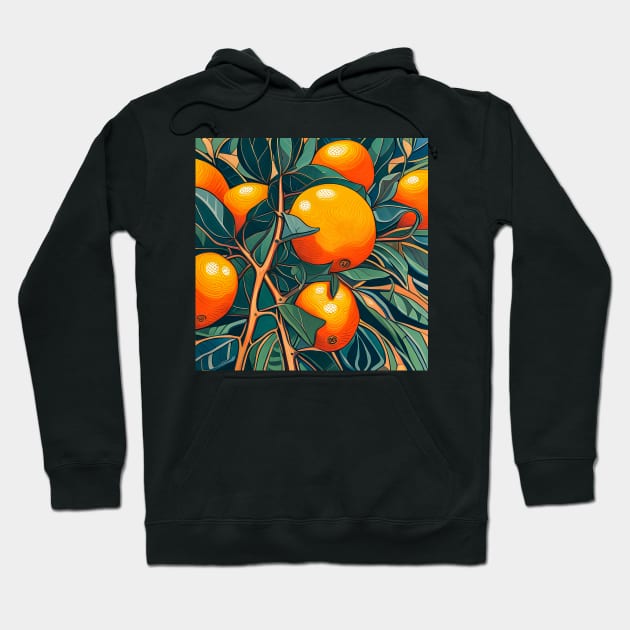 Oranges Hoodie by ArtShare